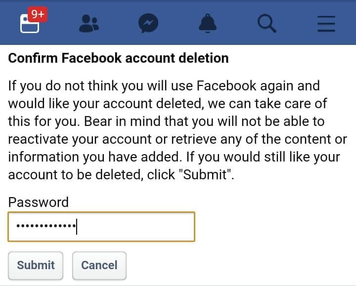 facebook account delete in hindi me mobile se